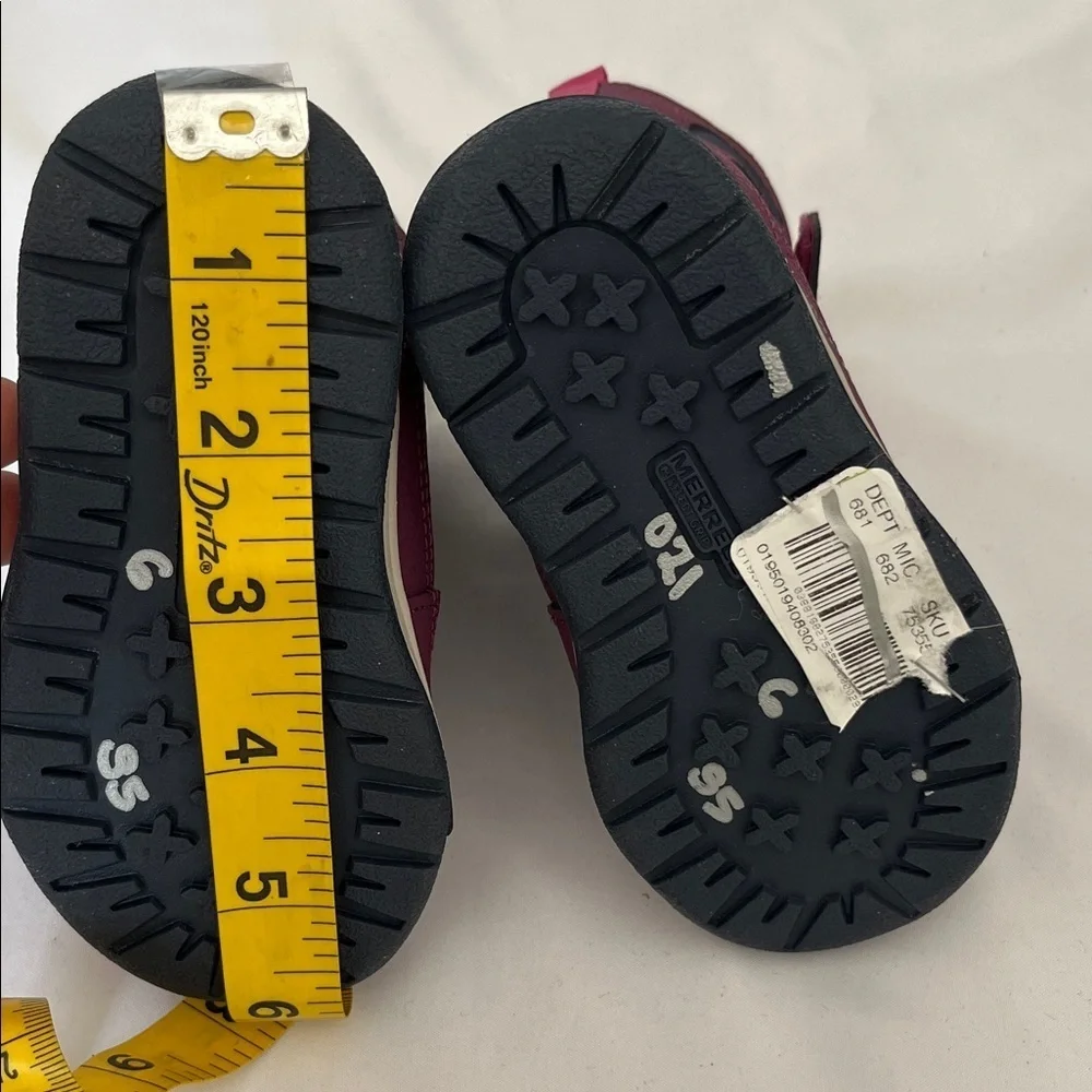 Merrell Kids' Burgundy and Black Boots